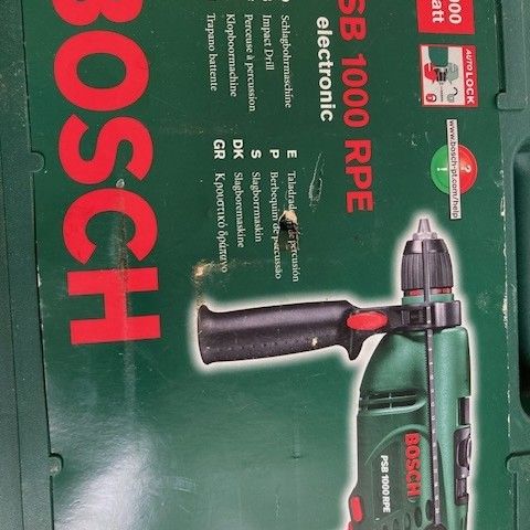 SLAGBOR/ DRILL Bosch slagbor PSB 1000 RPE