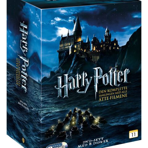 Harry Potter - komplett DVD samling