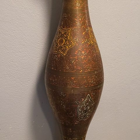 Indisk bronse Vase