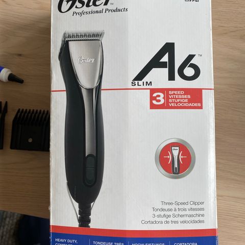 Oster A6 Slim med div skjær