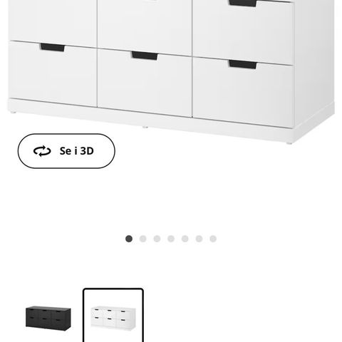 Ikea nordli ønskes kjøpt