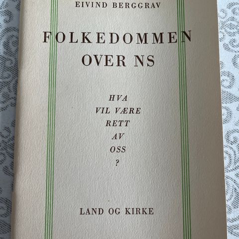 Eivind Berggrav - Folkedommen over NS