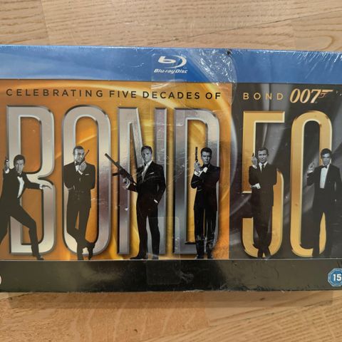 UÅPNET James Bond 50 BluRay-samling