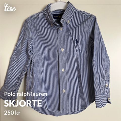 Pent brukt Polo Ralph Lauren skjorte