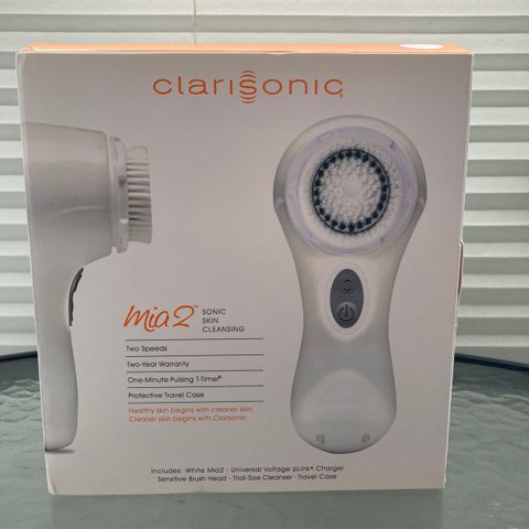 Clarisonic Mia2, ansiktbørste. Facial Cleansing System, white.