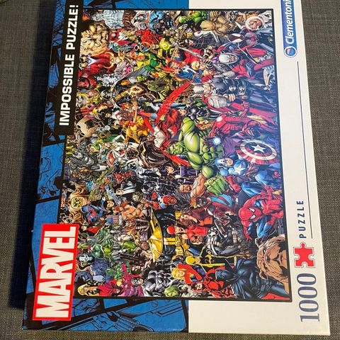 Marvel impossible puzzle 1000 brikker clementoni