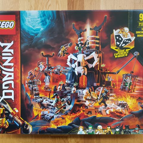 Ny Lego Ninjago 71722 Skalleheksemesterens fangehull (uåpnet)