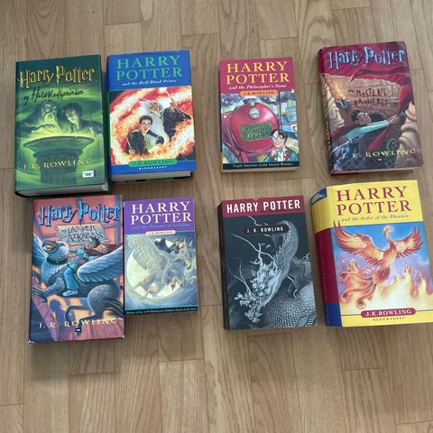 Harry Potter norsk & engelsk