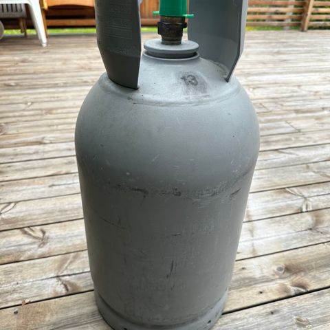 Gassflaske aluminium husholdingskopling 11 kg.