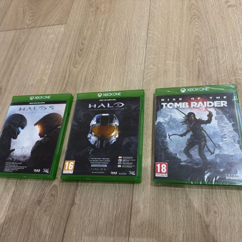 Spill for Xbox (Halo + Tomb raider)