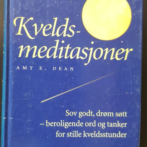 Kveldsmeditajoner Sov godt, drøm søtt Amy E. Dean . trn 99