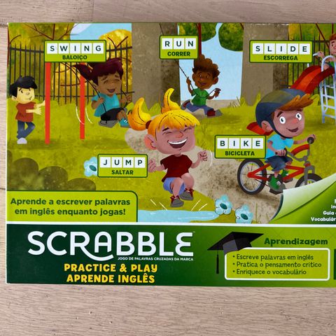 Scrabble in Portuguese- learn English