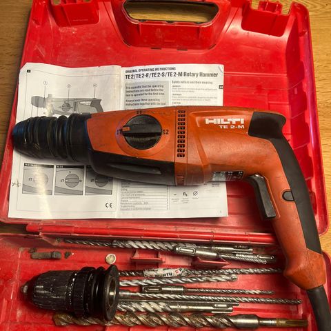 HILTI TE 2-M slagboremaskin/boremaskin