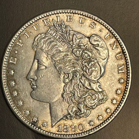 USA 1880 Sølv Dollar Kv 1+01