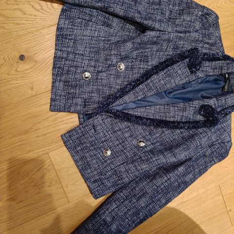 Zara blazer med metalltråd