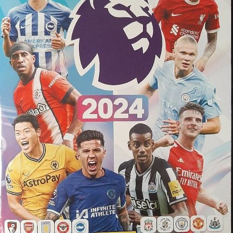 Panini Premier League 2024 - ca 70% fullt album.