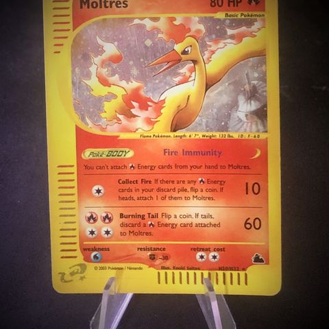 Pokemon Flott Moltres H20/H32 Holo e-Reader fra Skyridge