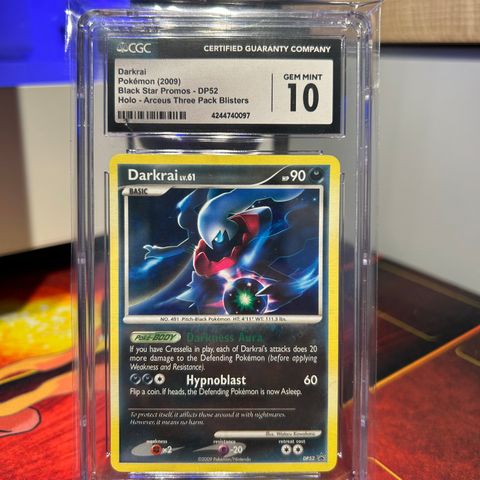 Darkrai DP52 Promo CGC 10