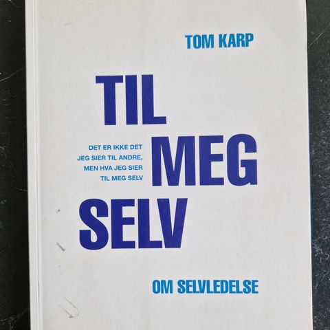 Til meg selv av Tom Karp