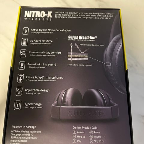 NITRO X headsett