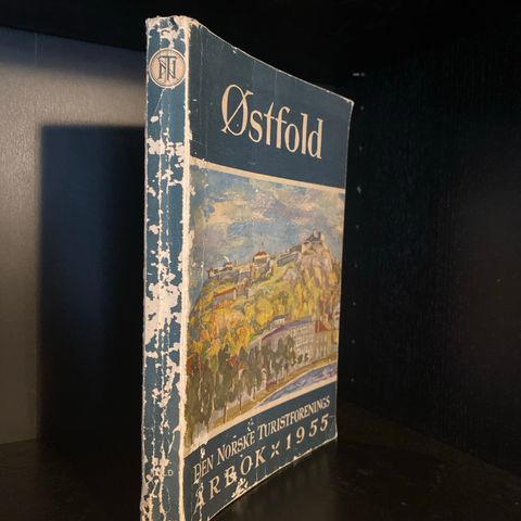 📚BORGE ANTIKVARIAT: «Østfold - Den Norske Turistforenings årbok 1955»