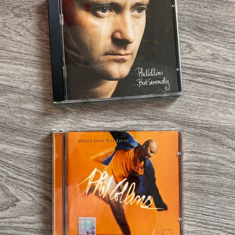 PHIL COLLINS 2 stk cd'er