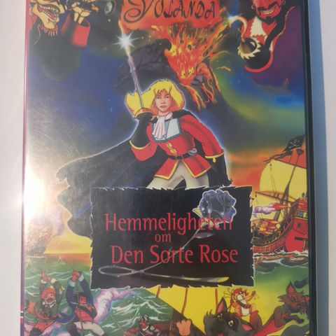 Hemmeligheten om Den Sorte Rose (DVD, i plast)