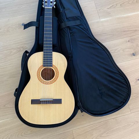 Landola gitar med ny bæreveske