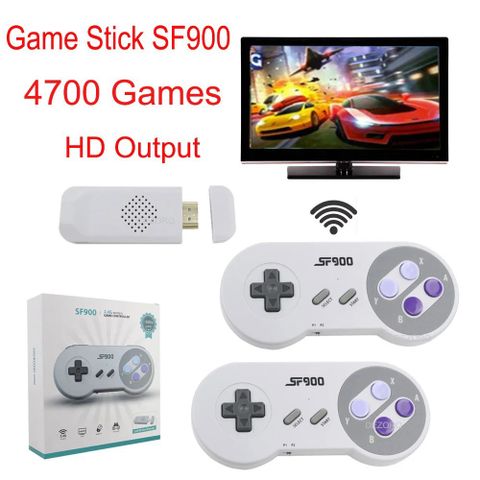 SF900 Consola 16 Bit Game Stick 1500 /4700+ Retro Games