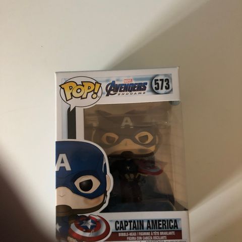 Avengers endgame, capitan america. Funko pop (betales selv for frakt)