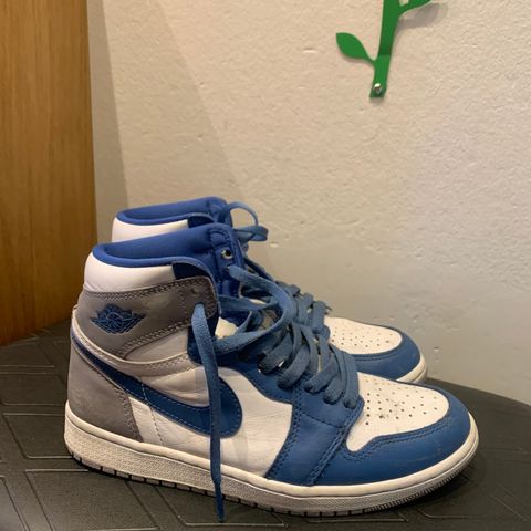 Air Jordan blå strl 39