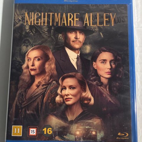 Nightmare Alley (Blu-Ray - 2021 - Guillermo del Toro) Norsk tekst. NY!