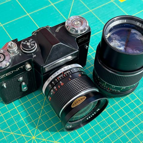 M42 linser og filmkamera