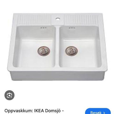 Domsjö kjøkkenvask Ikea