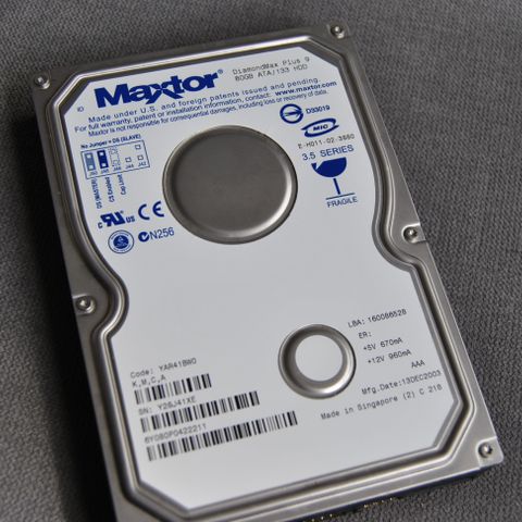 Maxtor 80GB harddisk