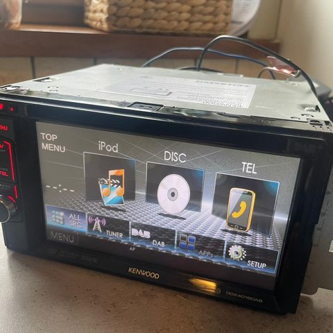 2 Din spiller Radio KENWOOD DDX4015DAB