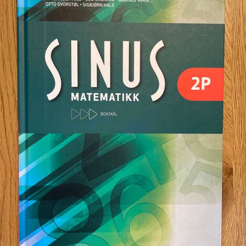 sinus matematikk 2p 9788202432874