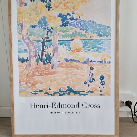 Henri-Edmond Cross poster 50×70 med ramme