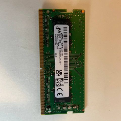 RAM Kort 8GB 1rx8 DDR4