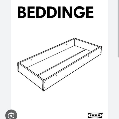 Oppbevarings boks til IKEA Beddinge