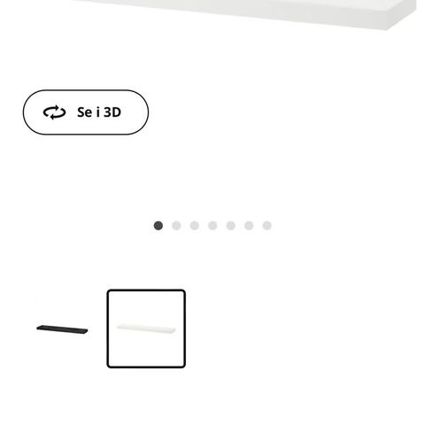 IKEA lack vegghylle x2 hvit