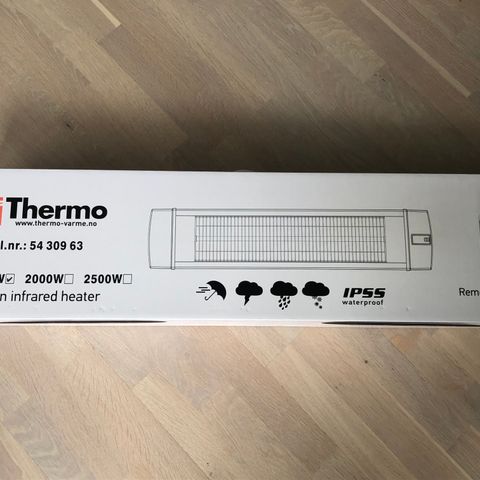 Terrassevarmer Thermo THI 1500 NY