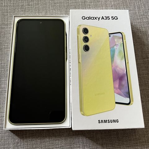 Samsung Galaxy A35 5G /m glassbeskyttelse og lommebokdeksel