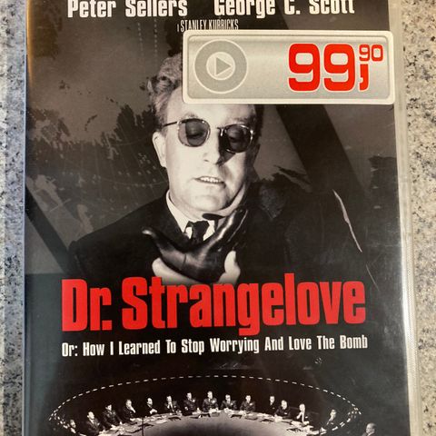 Dr. Strangelove. Norsk tekst.