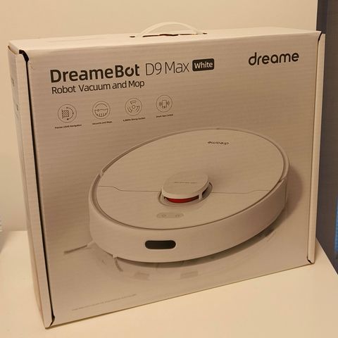 Dreame D9 Max Robotstøvsuger (hvit)