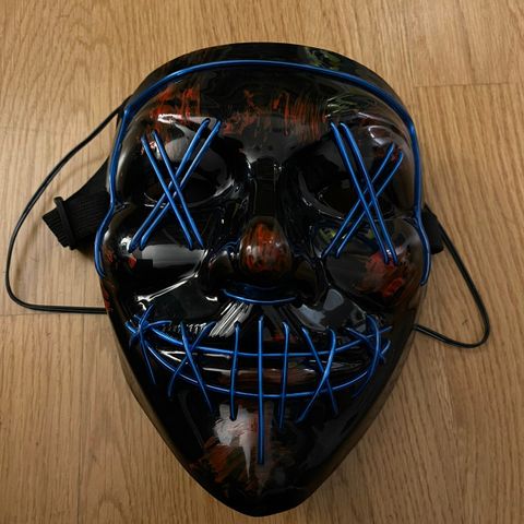 Led maske til karneval eller Halloween