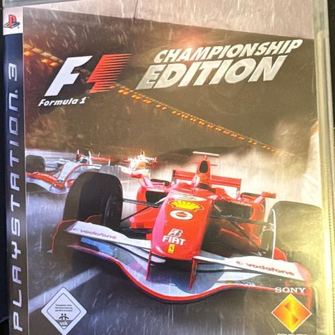 Playstation 3 - Formula one  Championship edition