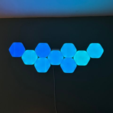 Nanoleaf hexagons lys 9stk