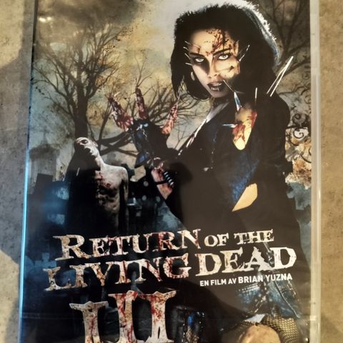 Return of the Living Dead 3 ( DVD) - 1993 - Ny i plast