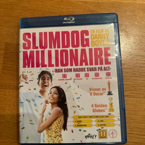 Slumdog Millionare Blu-ray